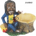 JAMAICAN SMALL ASHTRAY 1CT